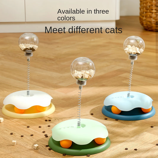 Interaktives Katzenspielzeug Puzzle Ball mit Katzenminze für mehr Spaß