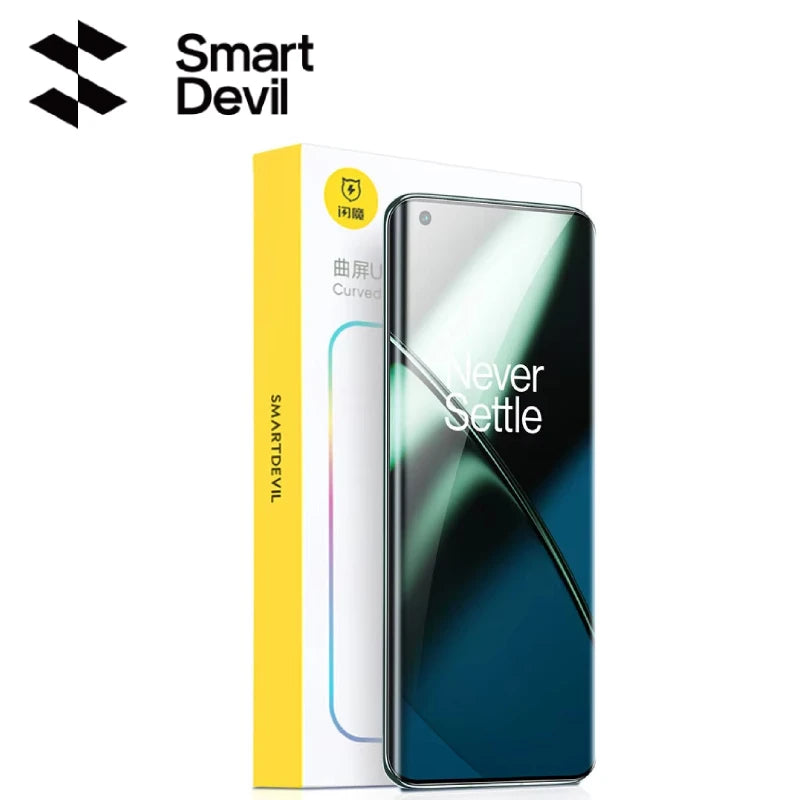 SmartDevil UV-Displayschutzfolie für OnePlus 13 12 11 10 Pro & Ace Serie