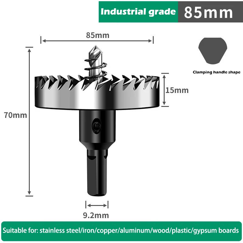 12-100mm HSS Lochsägen Set für Metall Holz Kunststoff