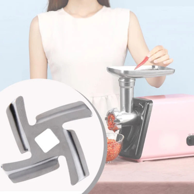 Fleischwolf Messer 1 bis 3 Teile Edelstahl 8mm Bohrung Küche Ersatz