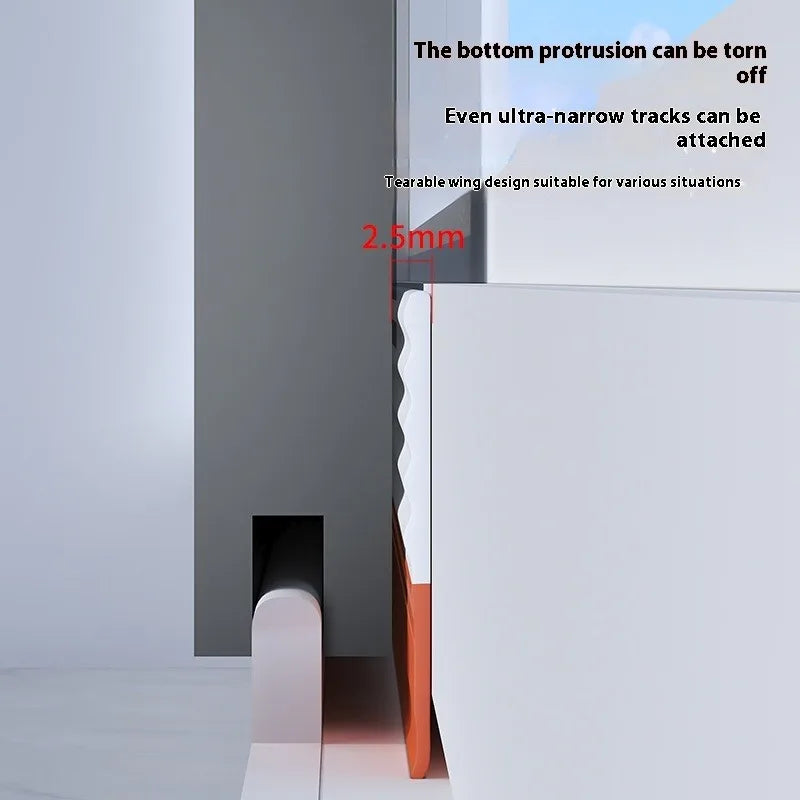 TPE Fensterdichtungsstreifen 2 oder 4 Meter Selbstklebend Winddicht