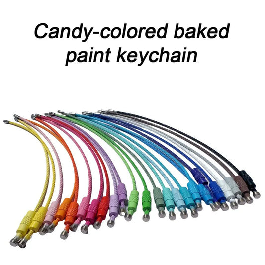 Robuste Edelstahl Drahtseil Clips für Gepäck und Schlüsselbund