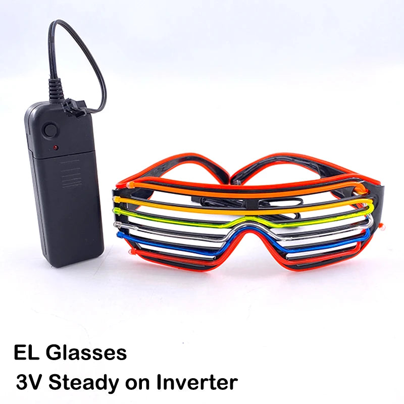 Leuchtende LED Partybrille für unvergessliche Anlässe