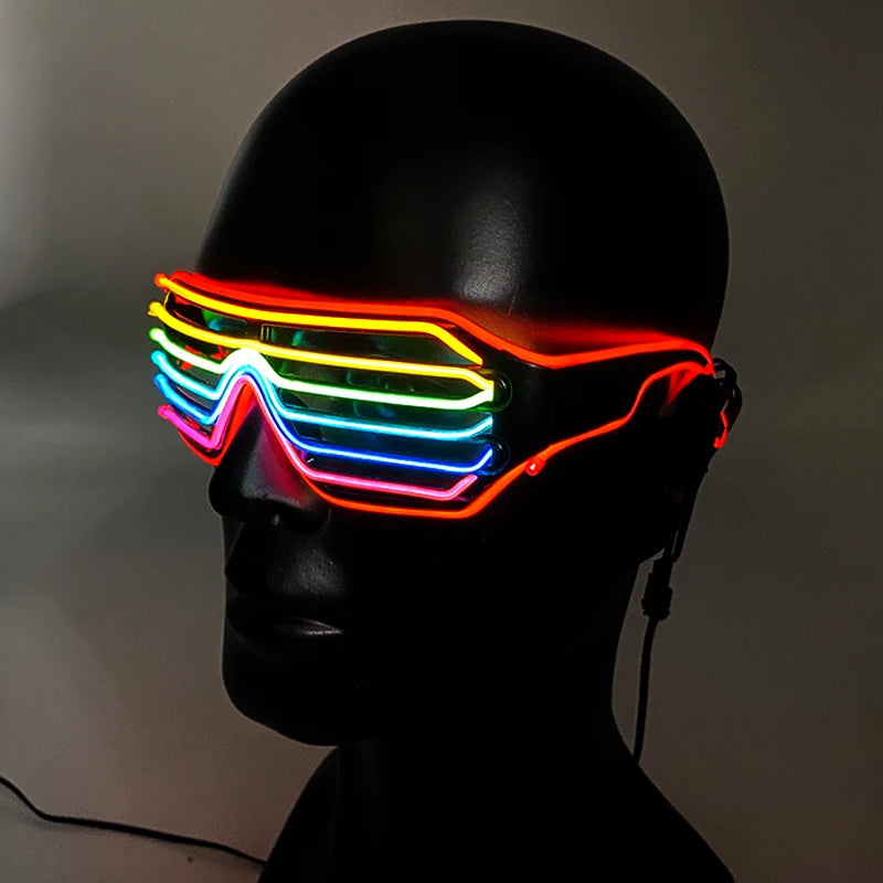 Leuchtende LED Partybrille für unvergessliche Anlässe