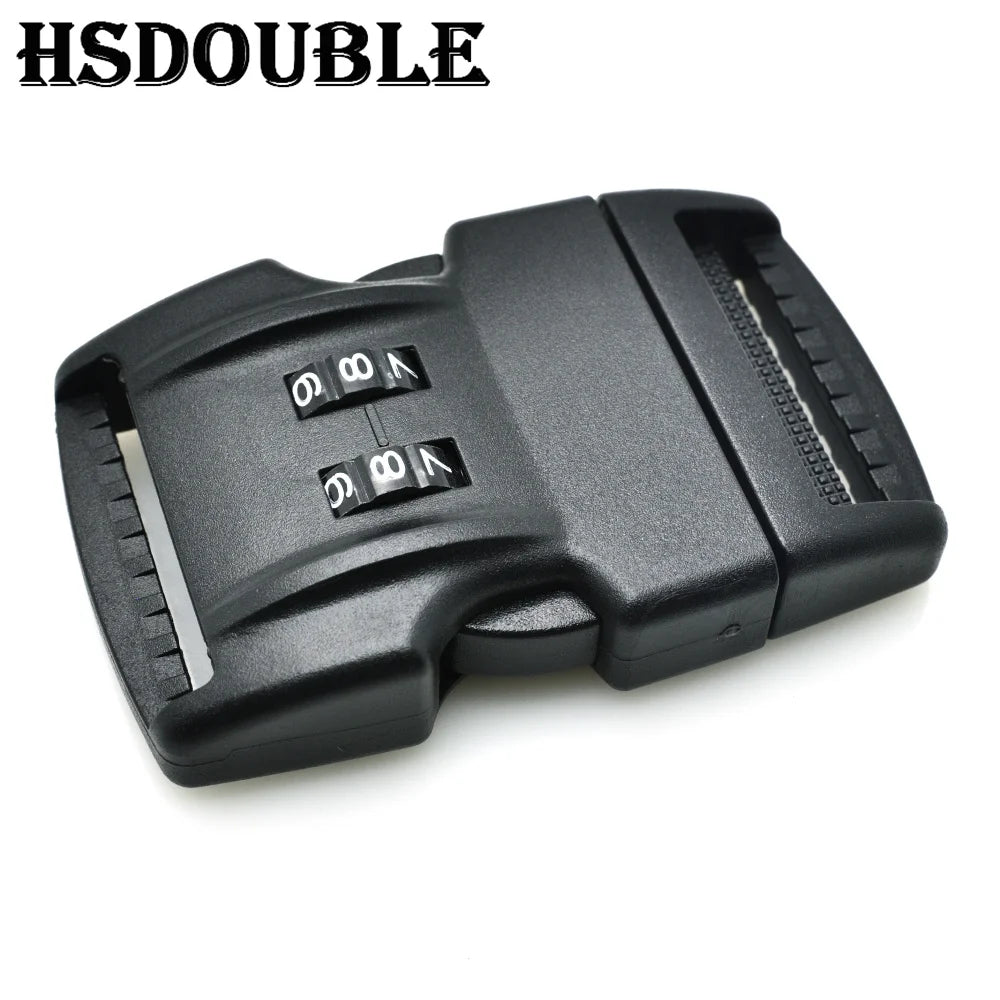 Sicherheitsverschluss mit Zahlenschloss für Gurtband Rucksack Tasche