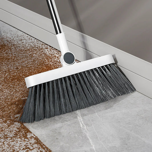 Kombinationsset Haushalt Besen und klappbare Kehrschaufel mit drehbarem Stiel