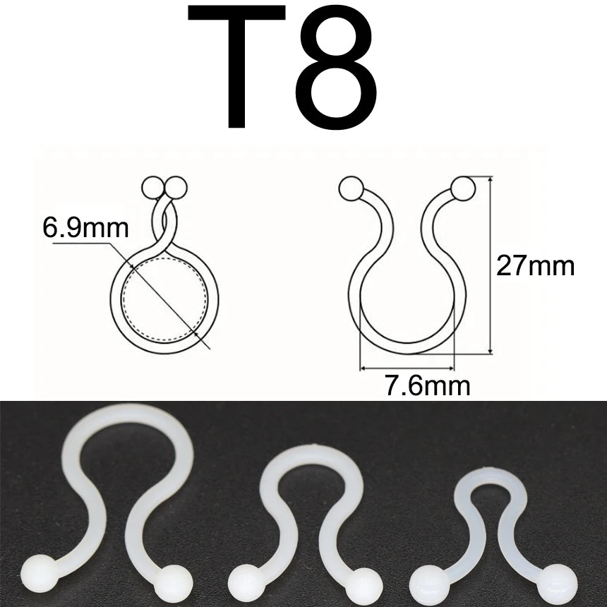 Praktische wiederverwendbare Kabelclips aus Kunststoff für Ordnung
