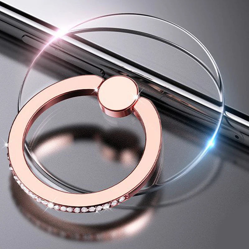Transparenter Handy Ringhalter Ständer 360 Grad Fingergriff für Hüllen