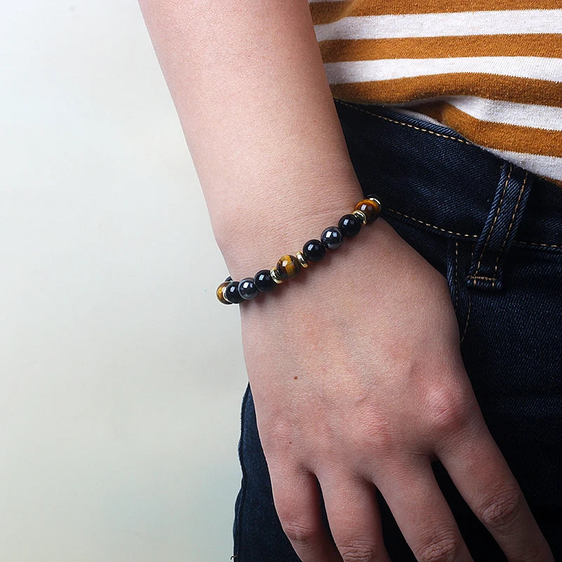 Citrin Aventurin Kristall Armband: Feng Shui Glück & Reichtum für Unisex