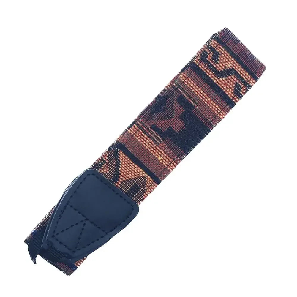 Verstellbarer Kameragurt aus PU Leder im Retro Ethno Stil