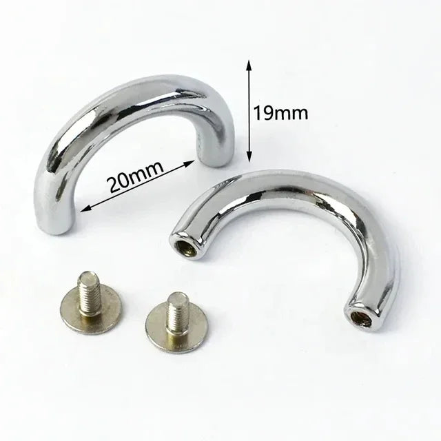 10-30 Stück Metallschnallen U-Ring 10-20mm für Taschen und DIY Projekte