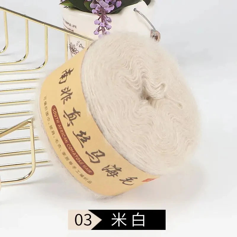 Seidenpony Wollgarn handgestrickt feines Acryl-Seidengarn für DIY