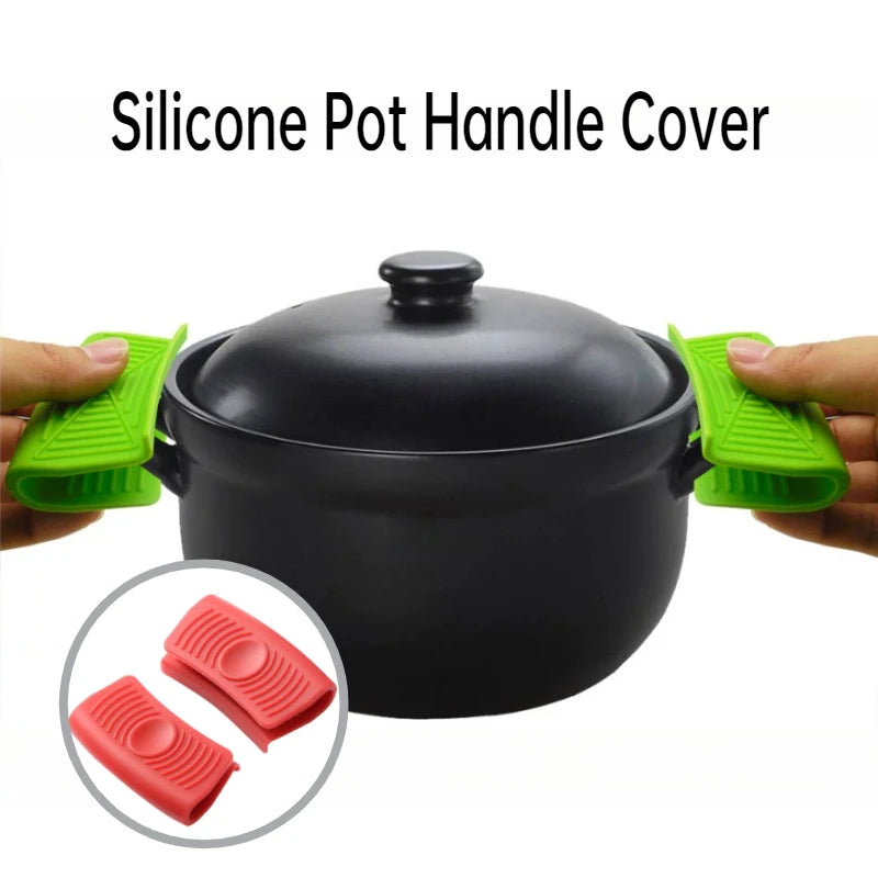 Sichere Silikon Griffabdeckung für heiße Pfannen und Töpfe