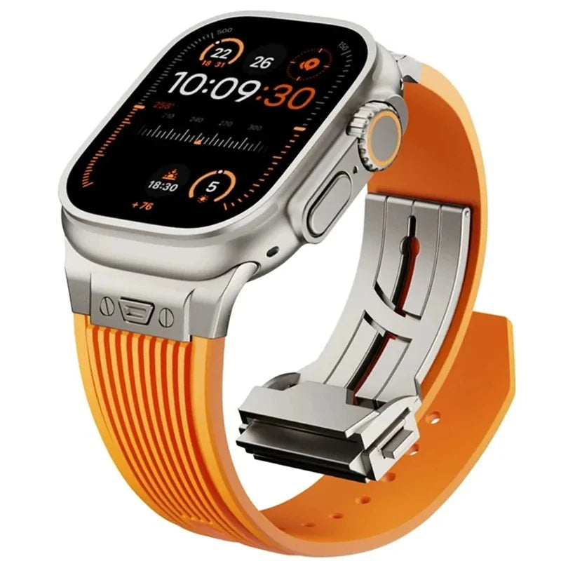 Sport-Silikonarmband für Apple Watch Ultra und Serie 11, 49 46 45 44 mm-Yabubest - Home & More