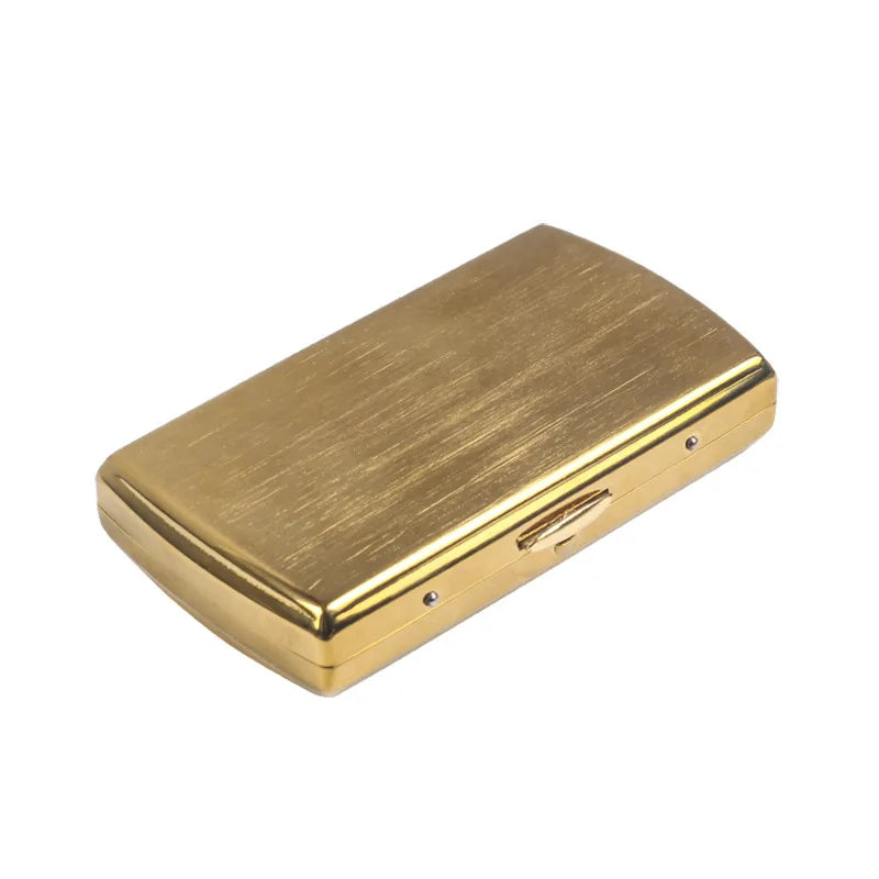 Tragbares Mini Zigarettenetui aus Edelstahl für 12 Zigaretten