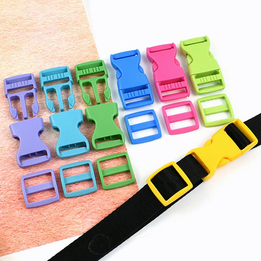 Vielseitige Kunststoff Schnallen & Karabinerhaken Sets – Größen wählbar