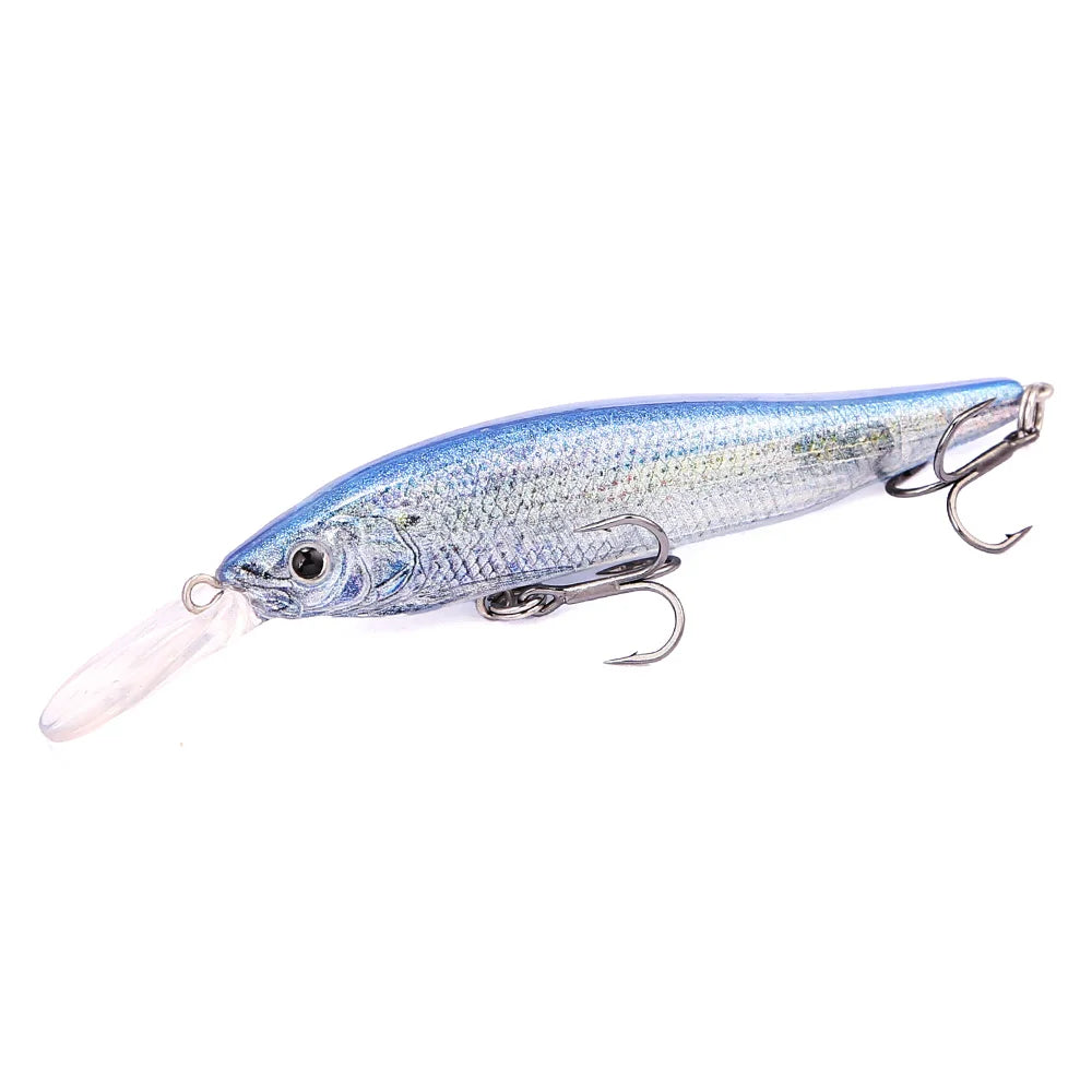 Langsam schwimmender Minnow Angelköder Explorers Shad für Hecht Barsch