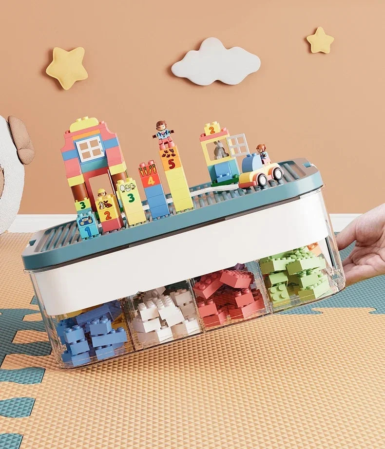 Kunststoff Aufbewahrungsbox für Spielzeug und Bausteine-Yabubest - Home & More