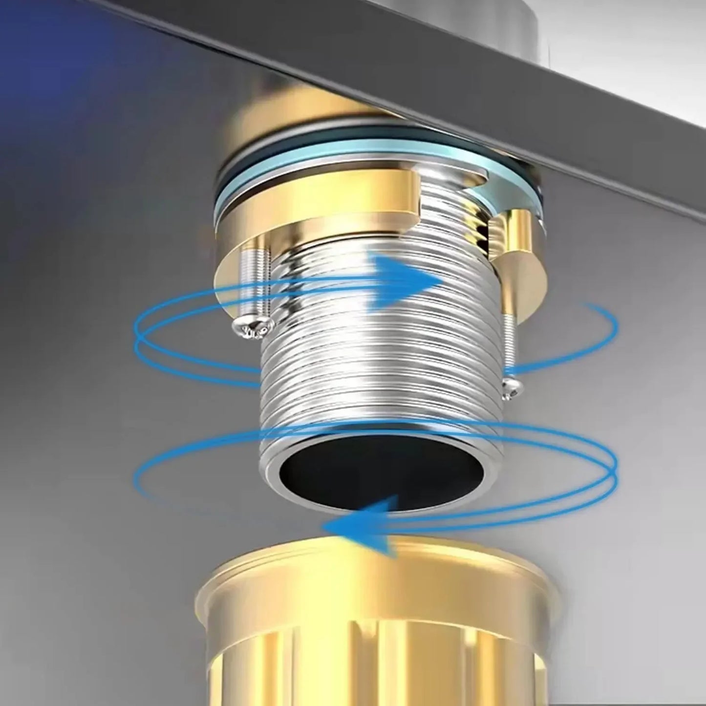 Wasserhahn Anti-verlieren Mutter Kappe C Typ Wasserhahn Wasserhahn Befestigung Fitting Kit Waschbecken Werkzeuge Küche Befestigung Sicherungsring Unterlegscheibe leuchte Teile-Yabubest - Home & More