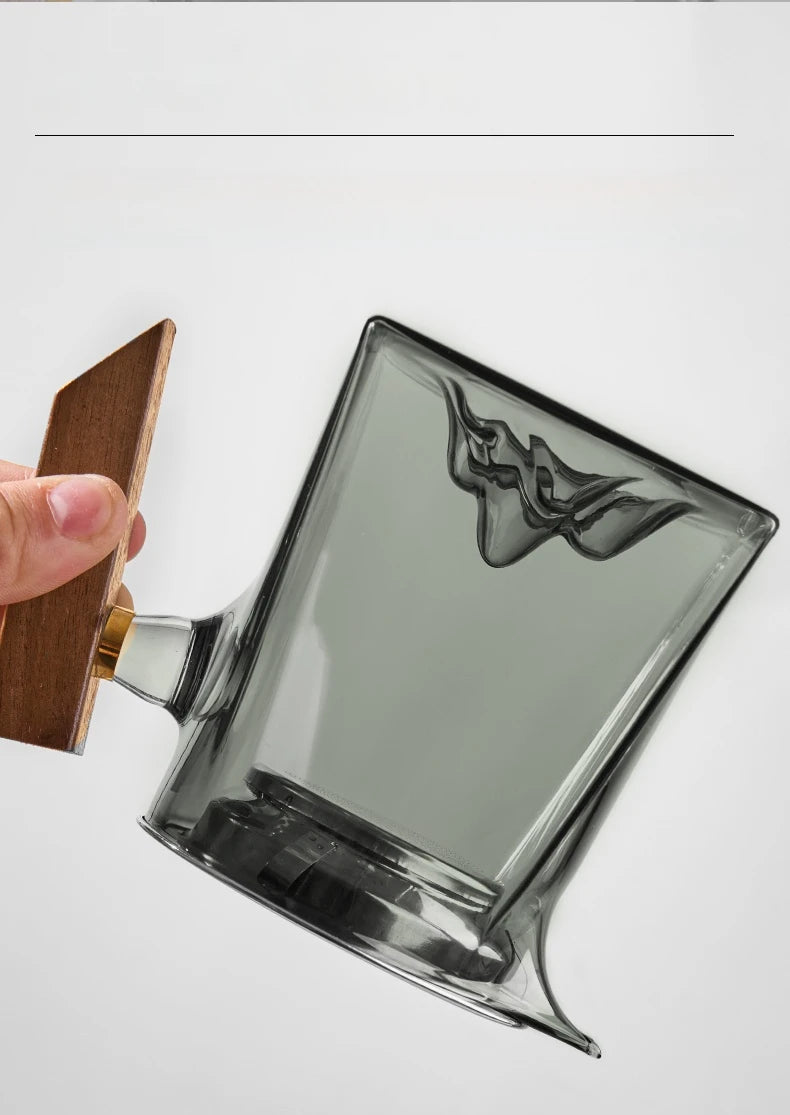 GIANXI Teetasse 350 ml Pyrex Tee-Set mit Griff und Filter handcrafted