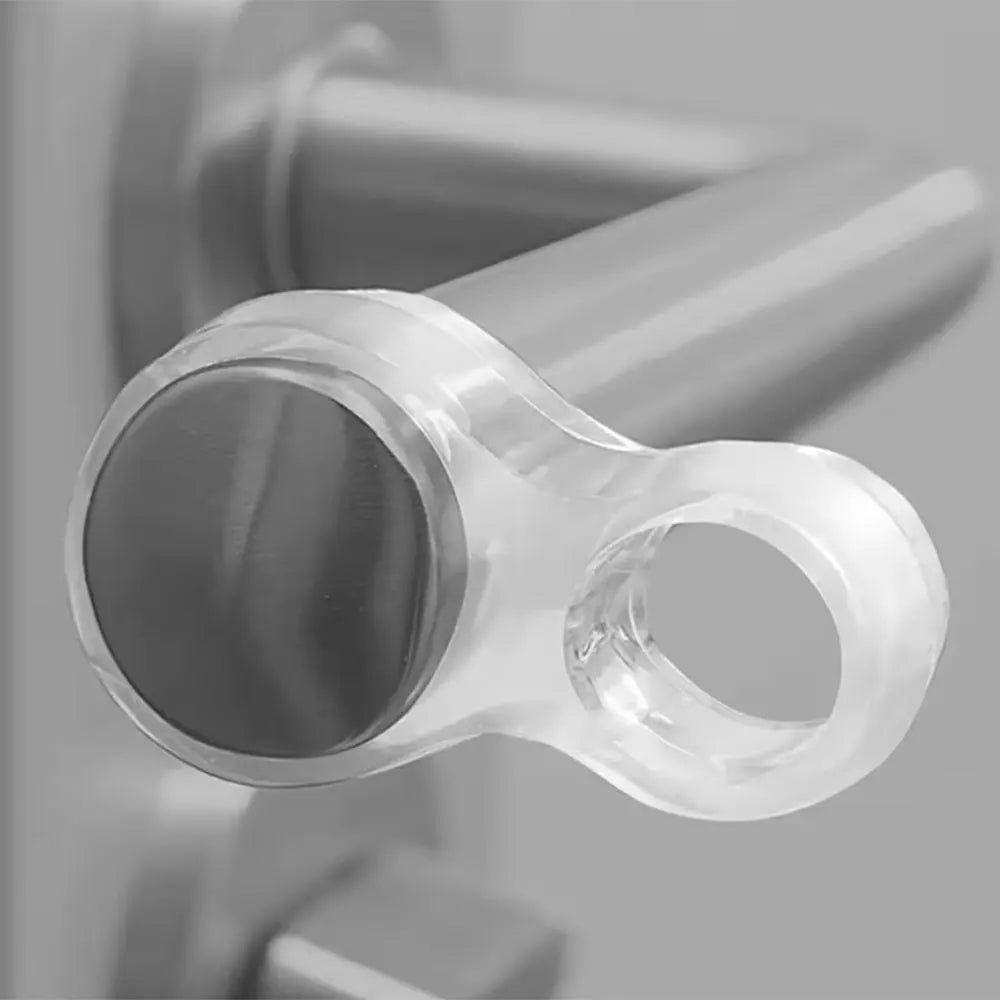 Transparenter PVC Türstopper für Griffe 2 oder 4 Stück Wandschutz