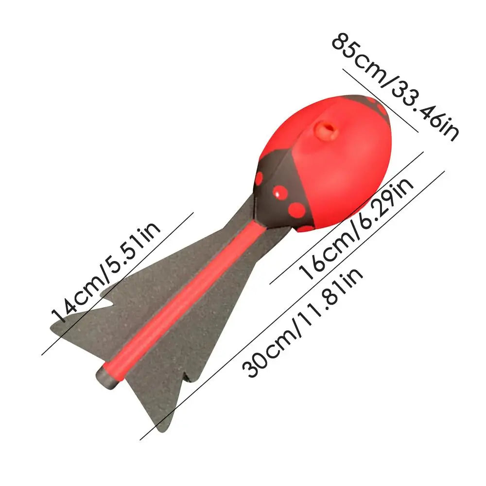 Pfeifender Vortex Schaum Wurfball für Kinder – Spaß Outdoor Sportspielzeug