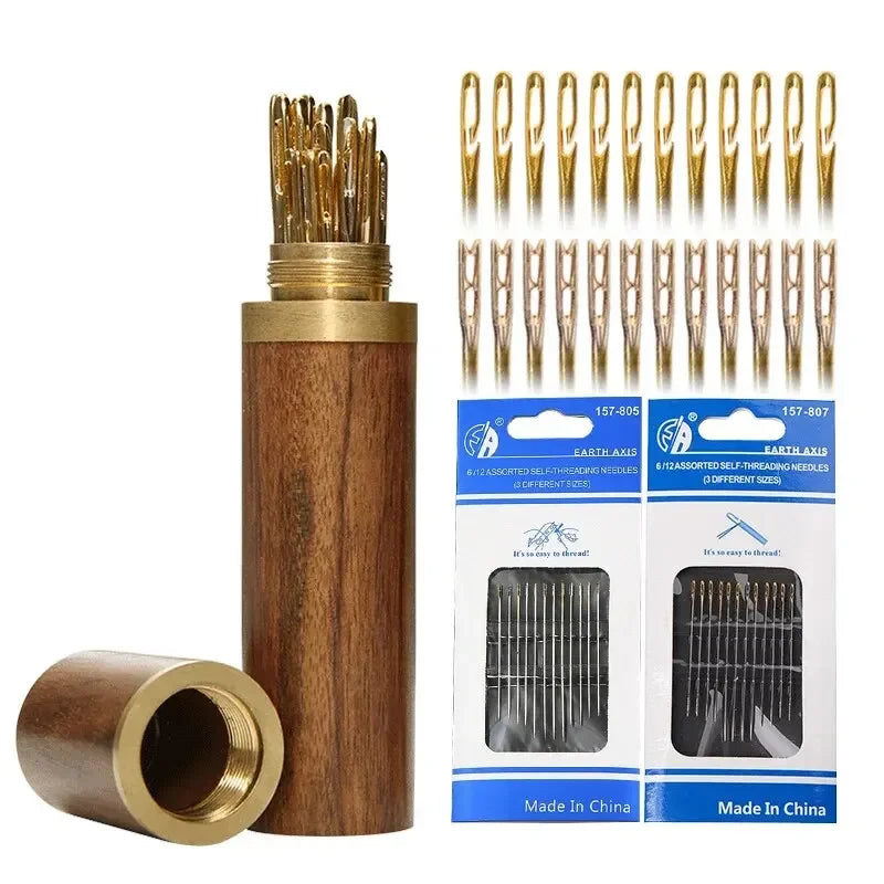 30 Stück nadelfreie Nadeln aus Edelstahl für einfaches Handnähen-Yabubest - Home & More