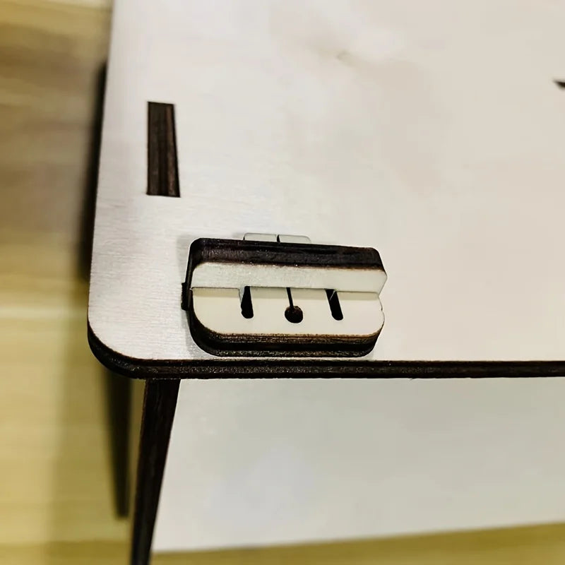 Praktischer Holz Aufbewahrungsbehälter für Werkzeug und Bastelbedarf