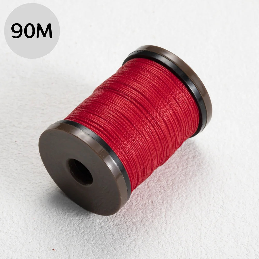 Robuster gewachster Polyesterfaden für Lederhandwerk und DIY Projekte