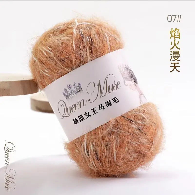 Weiches Mohair Garn für komfortable handgestrickte Kleidung