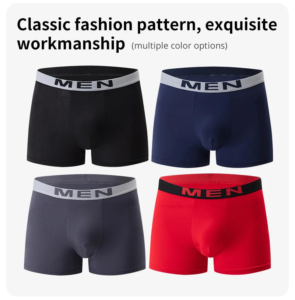 5er Set Herren Mehrfarbige Sportliche Unterwäsche Shorts