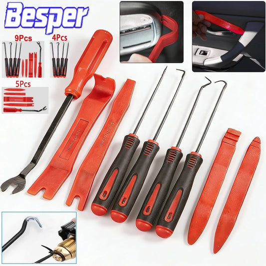 4-teiliges Auto-Trim-Entferner-Set für Türpaneel und Clips