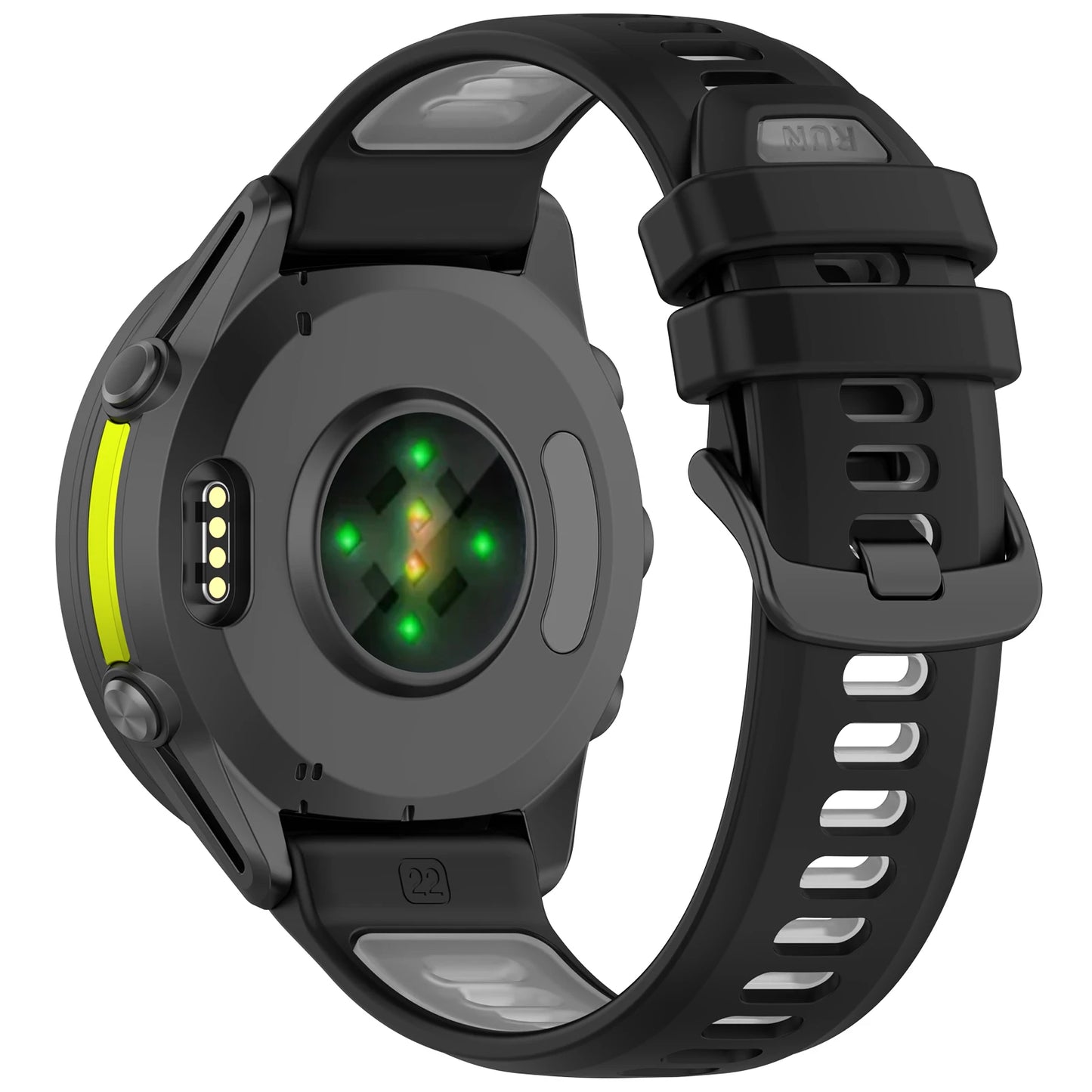Atmungsaktives Silikonarmband kompatibel mit Forerunner Sportuhren