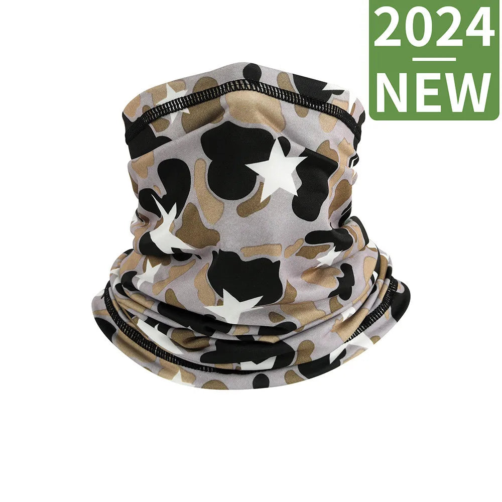 UV-Schutz Eisseide Hals-Gesichtsbedeckung Outdoor Sport Bandana Atmungsaktiv