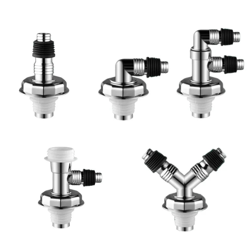 Waschmaschinen Bodenablauf Doppel Rohranschluss Universal Schlauchadapter