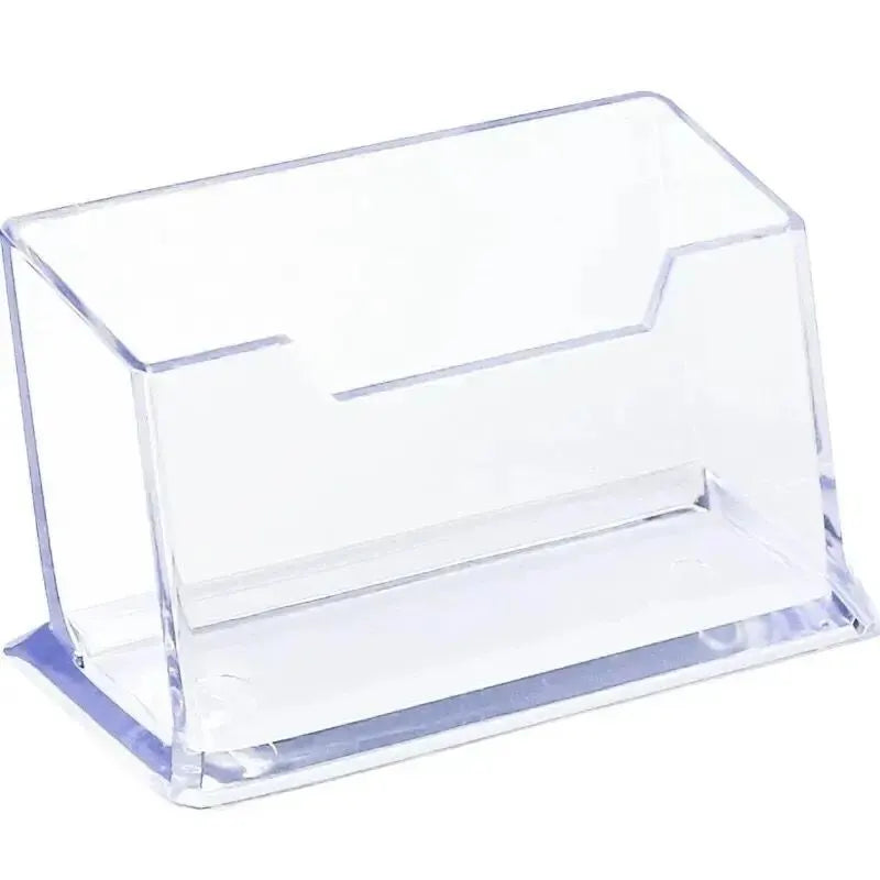 Transparenter Acryl Kartenhalter für ordentlichen Schreibtischgebrauch