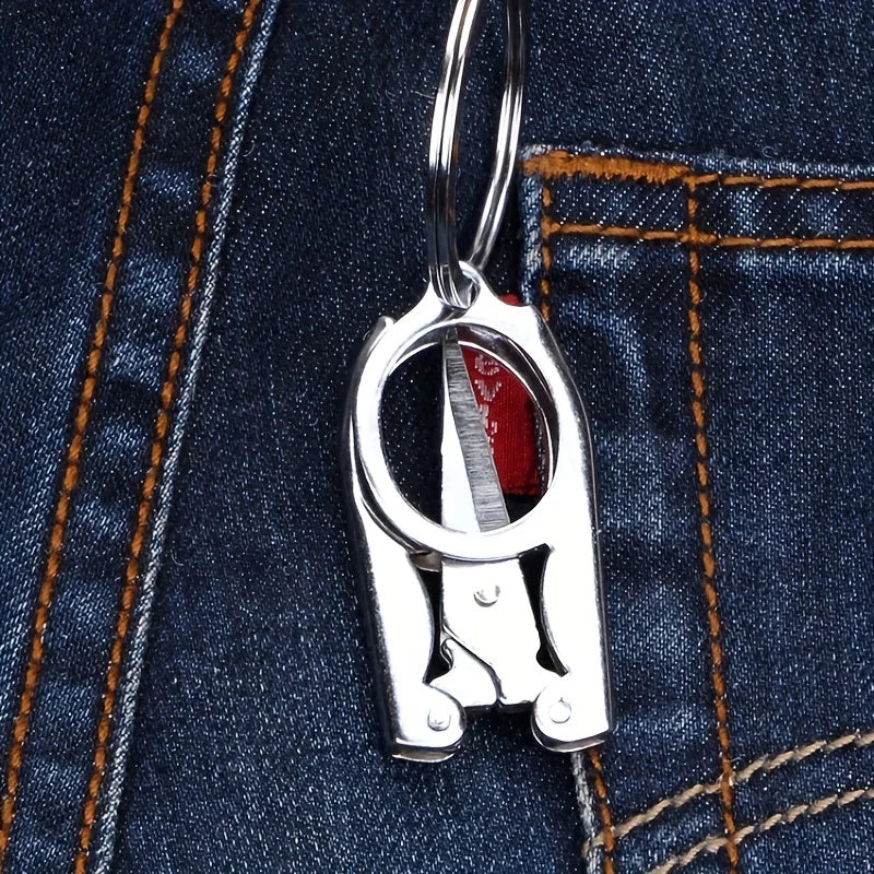 Mini faltbare Schere aus Edelstahl 1 bis 3 Stück für Reisen und Notfälle