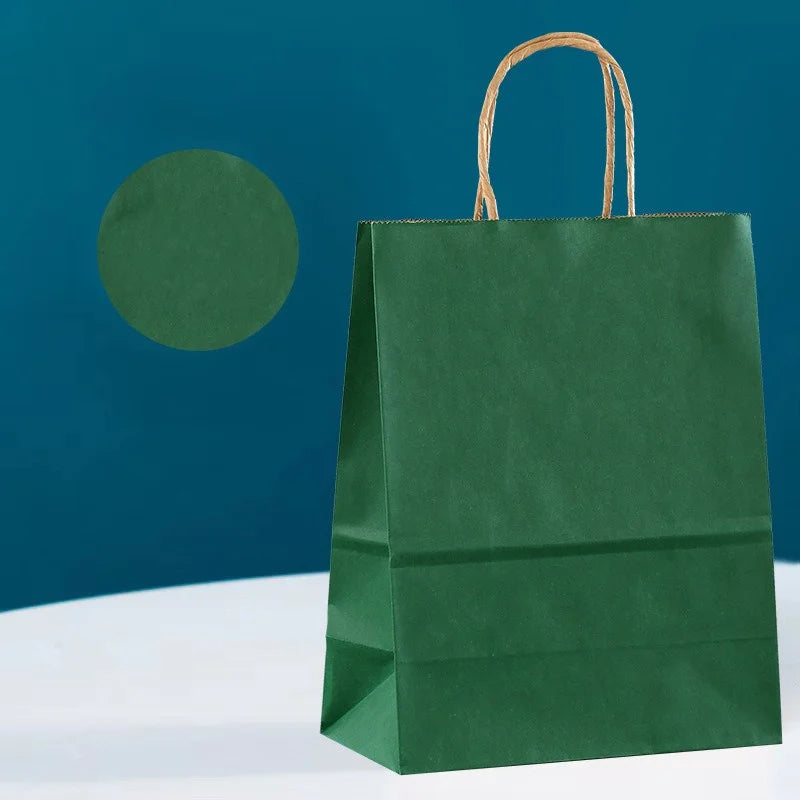 1pc Kraftpapier Geschenkbeutel Wiederverwendbare Einkaufstaschen für Party-Yabubest - Home & More