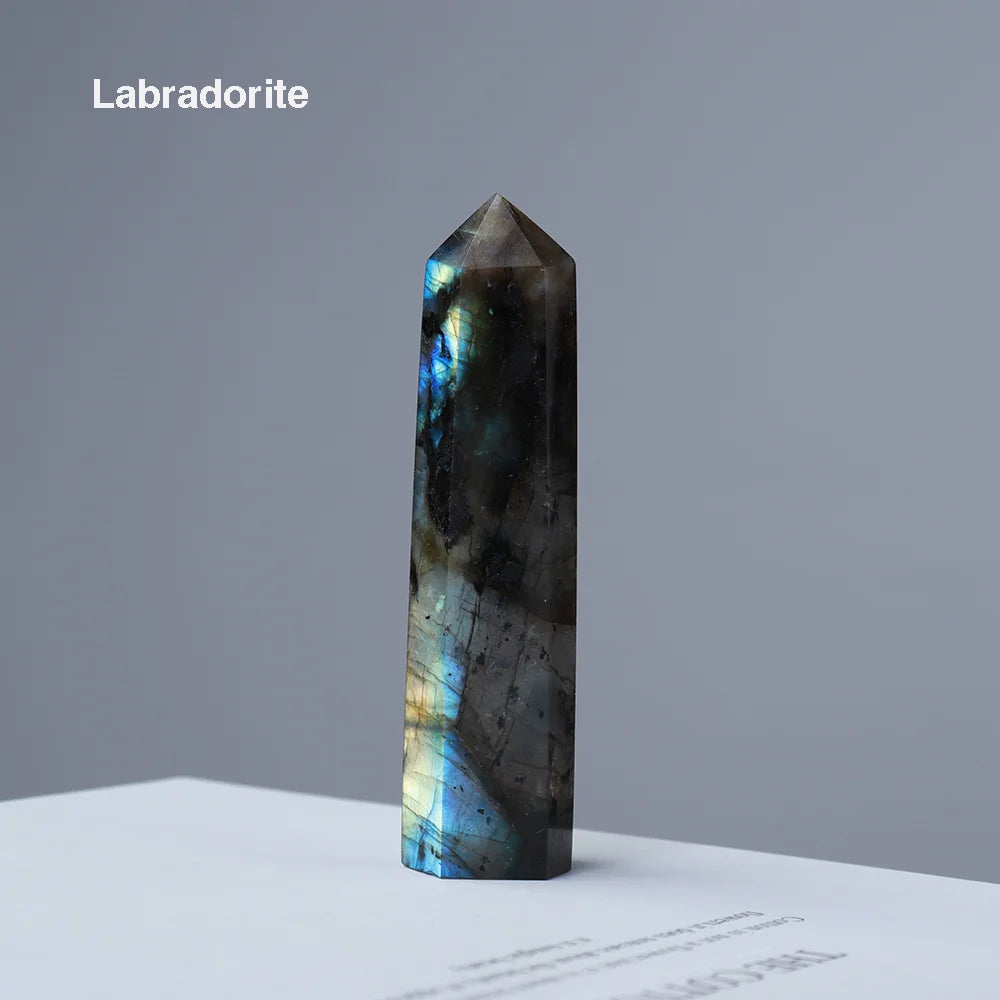 Polierter Kristallturm Heilstein – Energie Deko für Zuhause