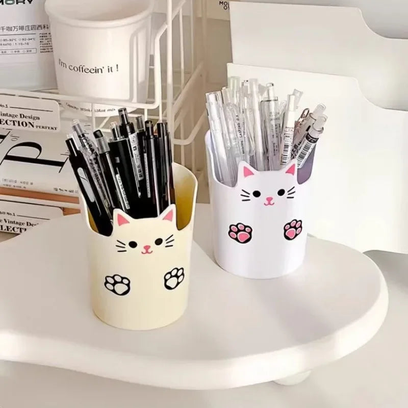 Niedlicher Cartoon Bleistift Organizer Kawaii Katze Pinselhalter Kinder