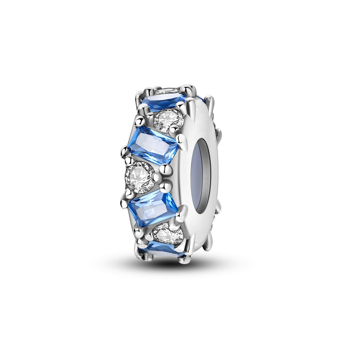 925 Sterling Silber Charm mit rosa Schmetterling - leuchtenden Glühwürmchen