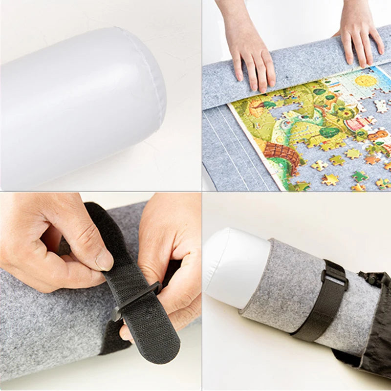 Puzzle Lagerung Matte Roll-Up für 1000-3000 Teile – Reisefreundlich, Spiel