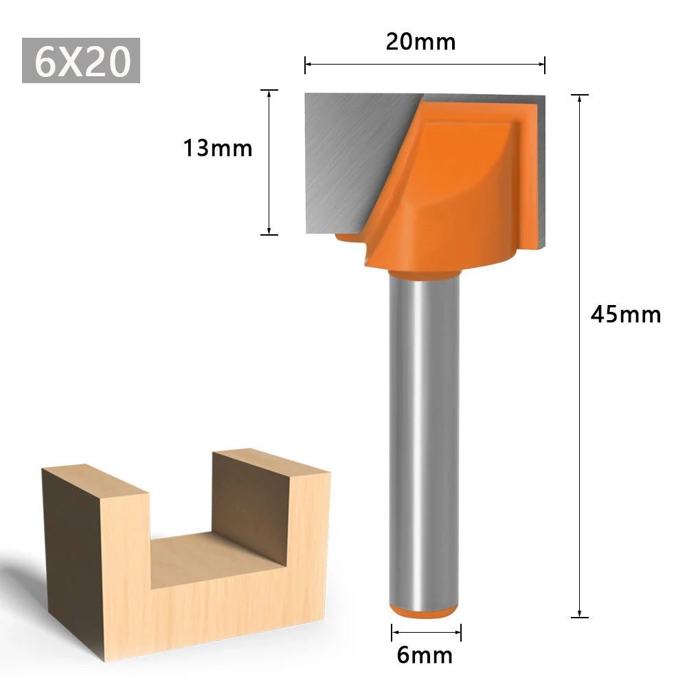 Reinigung Router Bit 6/8mm für Holzverarbeitung - Präzise Ergebnisse
