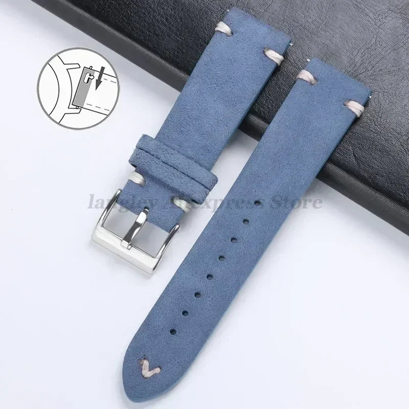 Wildlederarmband Fur Huawei Watch GT3 GT4 Uhrenarmband Vintage Ha