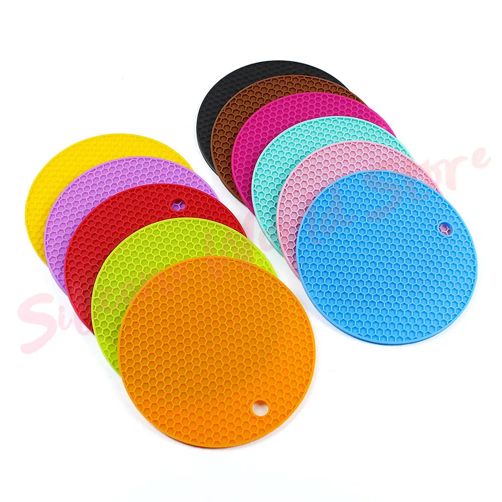 Vielseitige Silikon Matte Anti Rutsch Untersetzer für Küche und Tisch