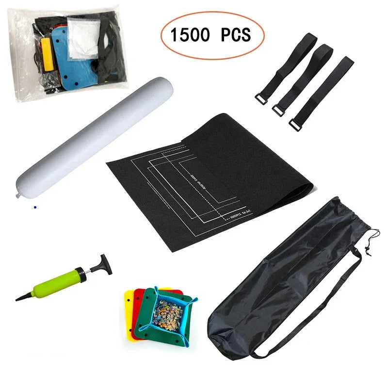 Puzzle-Rollmatte für 1500–3000 Teile | Filz-Aufbewahrung mit Tasche-Yabubest - Home & More