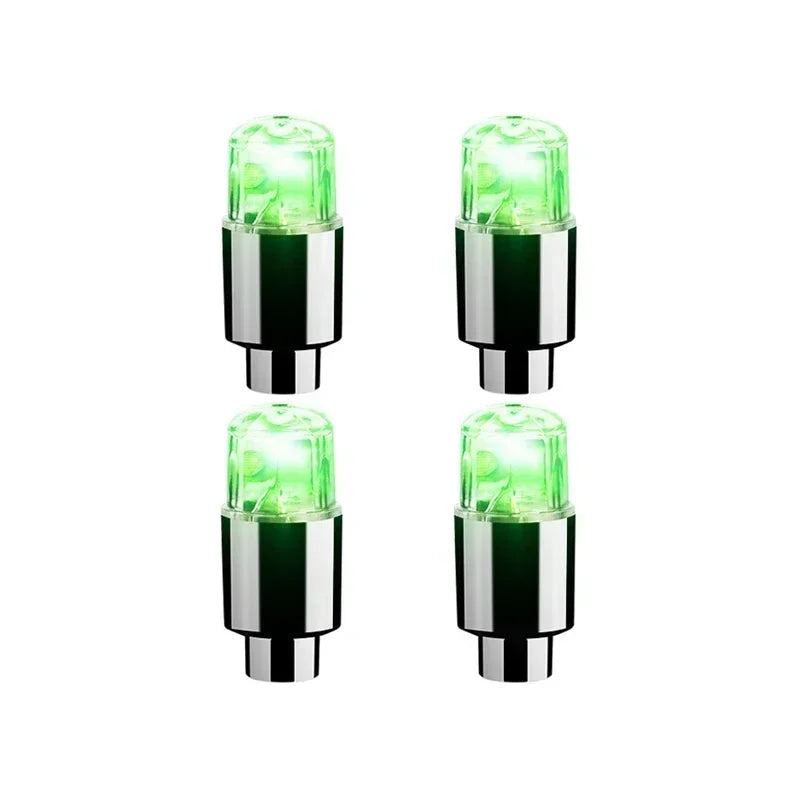 LED Radlichter bunte Reifen Ventilkappen 2 4 8 Stück für Auto Motorrad