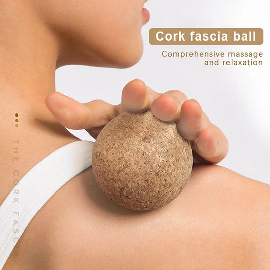 Kork Massage Ball für Rücken Fuß Yoga Entspannung Myofasziale Therapie