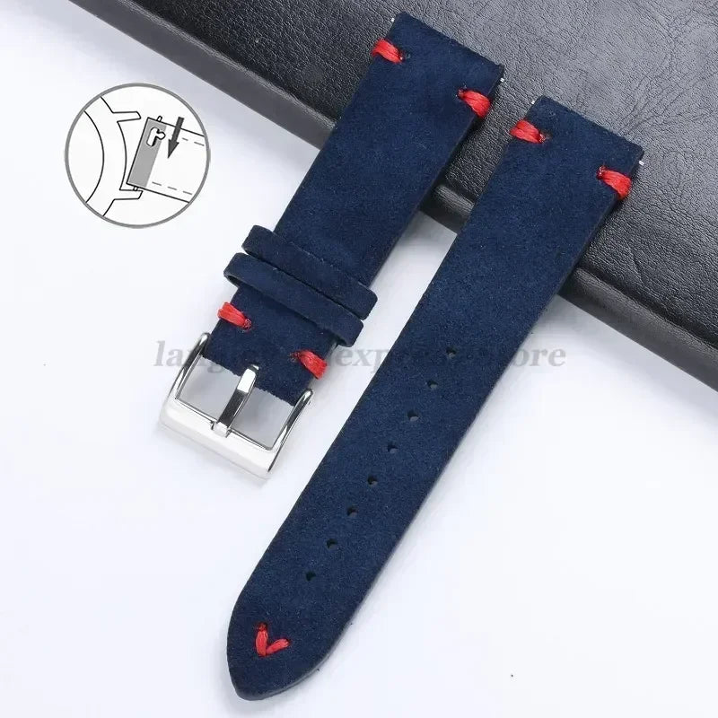 Wildlederarmband Fur Huawei Watch GT3 GT4 Uhrenarmband Vintage Ha