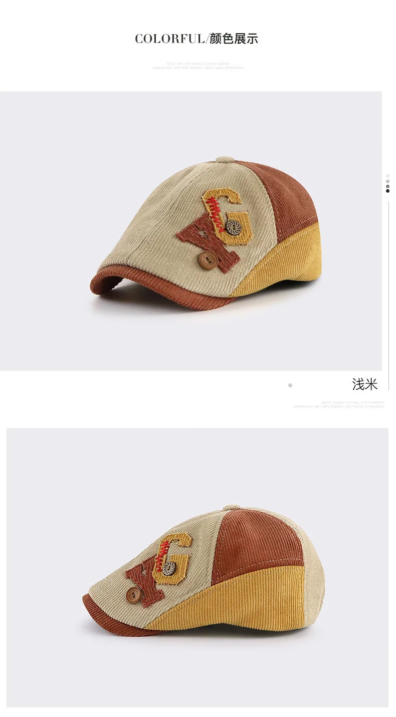 Kinder Winter Baskenmütze Unisex 52-56 cm – Warm und Stilvoll-Yabubest - Home & More